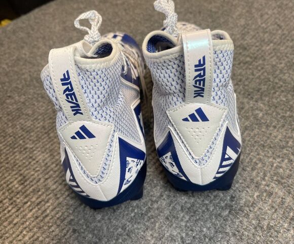 adidas Freak 23 7v7 SMU Football Cleats Men Size 13 White Royal Blue GW4167 NEW